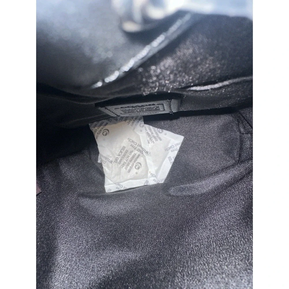 COACH Snowflake Small Bucket Bag ‎ Print Purse Charm Not Included